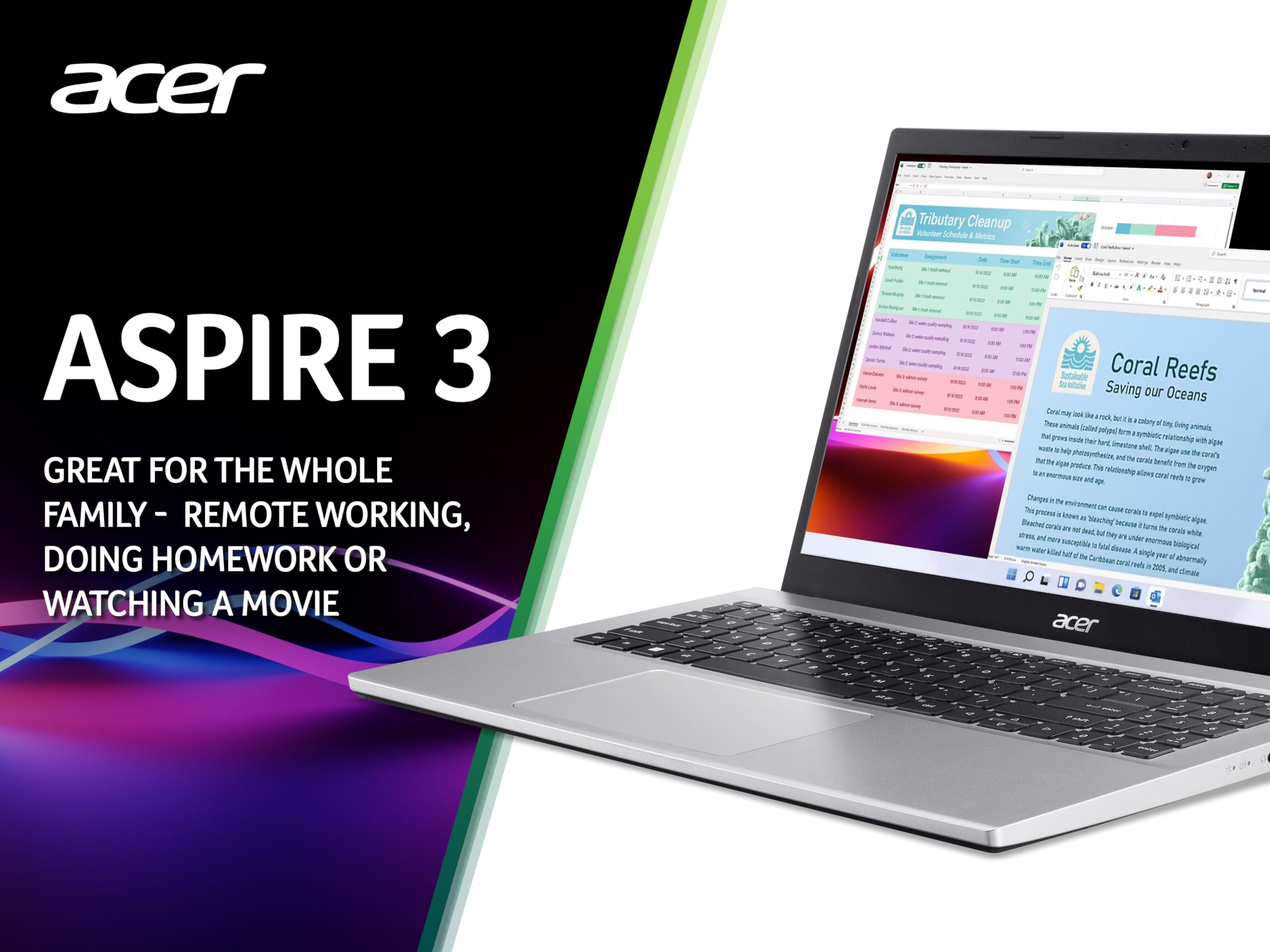 Acer Laptop Aspire 3 A315-59 - Intel Core i5-1235U, 16 GB, SSD de